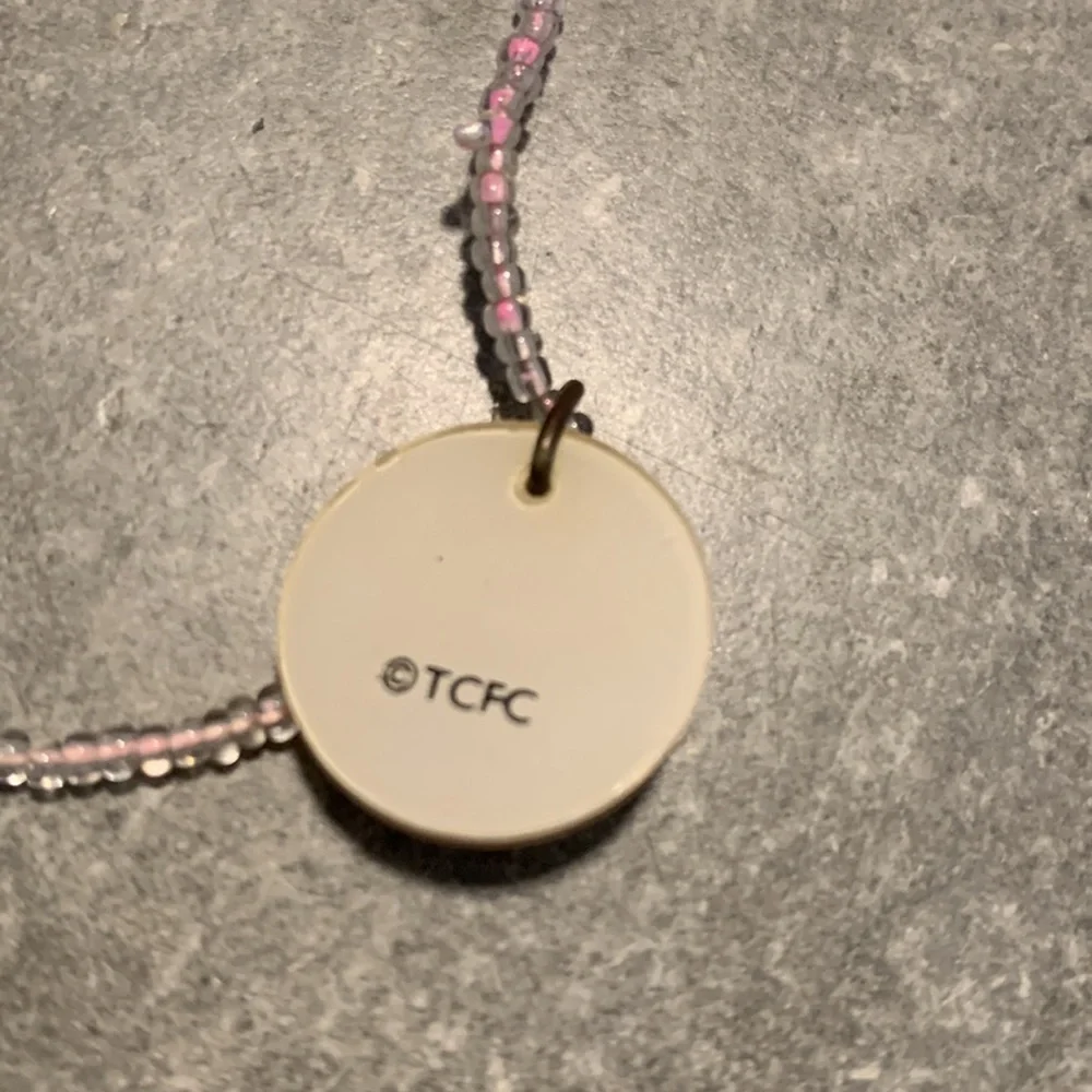 Vintage Pink Carebear necklace